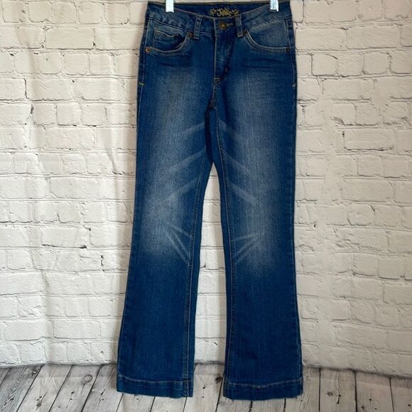 Girls Justice Jeans with button back pockets, Girls Jeans - Picture 1 of 6